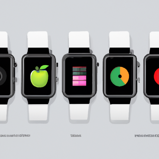 איור המציג את חיי הסוללה של Apple Watch בהשוואה לשעונים חכמים אחרים.